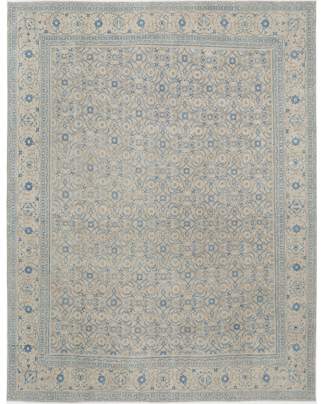 Tabriz 10' 0" X 13' 1" Hand Knotted Wool Rug 10' 0" X 13' 1" (305 X 399) / Taupe / Wool