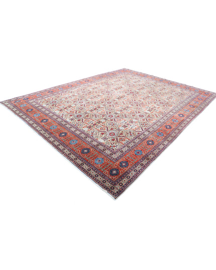 Tabriz 9' 8" X 11' 10" Hand Knotted Wool Rug 9' 8" X 11' 10" (295 X 361) / Beige / Wool