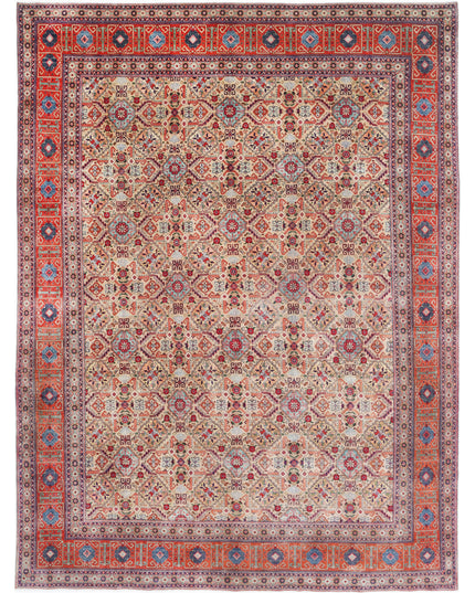 Tabriz 9' 8" X 11' 10" Hand Knotted Wool Rug 9' 8" X 11' 10" (295 X 361) / Beige / Wool