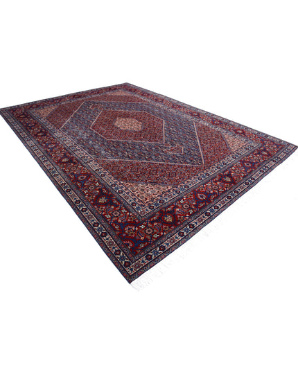 Tabriz 9' 0" X 12' 4" Hand Knotted Wool Rug 9' 0" X 12' 4" (274 X 376) / Blue / Wool