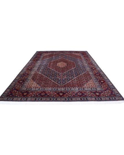 Tabriz 9' 0" X 12' 4" Hand Knotted Wool Rug 9' 0" X 12' 4" (274 X 376) / Blue / Wool
