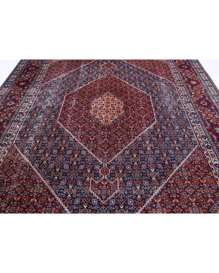 Tabriz 9' 0" X 12' 4" Hand Knotted Wool Rug 9' 0" X 12' 4" (274 X 376) / Blue / Wool