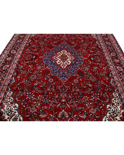Tabriz 8' 8" X 11' 8" Hand Knotted Wool Rug 8' 8" X 11' 8" (264 X 356) / Red / Wool