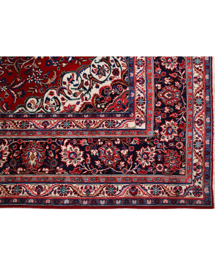 Tabriz 8' 8" X 11' 8" Hand Knotted Wool Rug 8' 8" X 11' 8" (264 X 356) / Red / Wool
