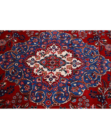 Tabriz 8' 8" X 11' 8" Hand Knotted Wool Rug 8' 8" X 11' 8" (264 X 356) / Red / Wool