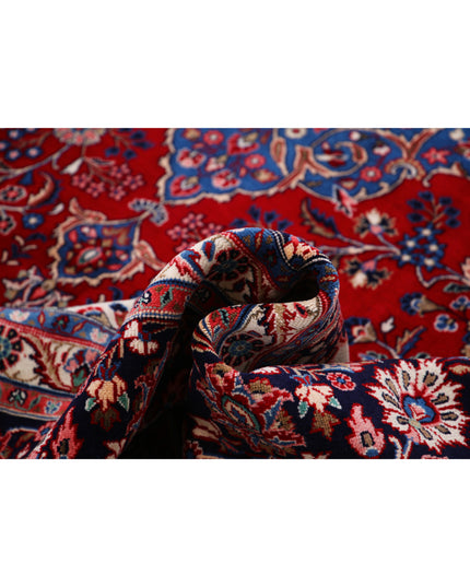 Tabriz 8' 8" X 11' 8" Hand Knotted Wool Rug 8' 8" X 11' 8" (264 X 356) / Red / Wool