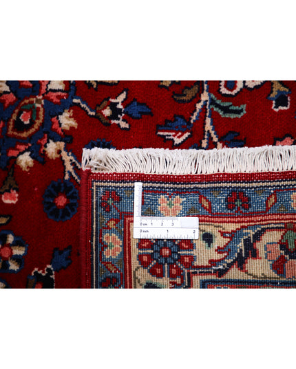 Tabriz 8' 8" X 11' 8" Hand Knotted Wool Rug 8' 8" X 11' 8" (264 X 356) / Red / Wool