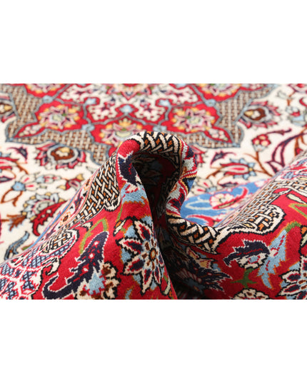 Tabriz 8' 5" X 12' 9" Hand Knotted Wool Rug 8' 5" X 12' 9" (257 X 389) / Ivory / Wool