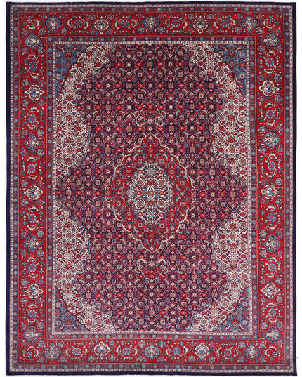 Tabriz 8' 0" X 10' 4" Hand Knotted Wool Rug 8' 0" X 10' 4" (244 X 315) / Blue / Wool