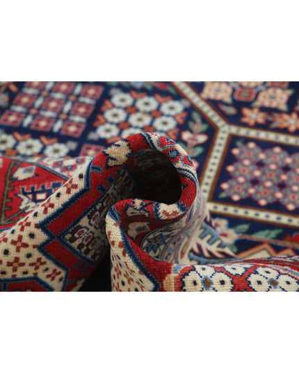 Tabriz 10' 6" X 14' 5" Hand Knotted Wool Rug 10' 6" X 14' 5" (320 X 440) / Blue / Wool