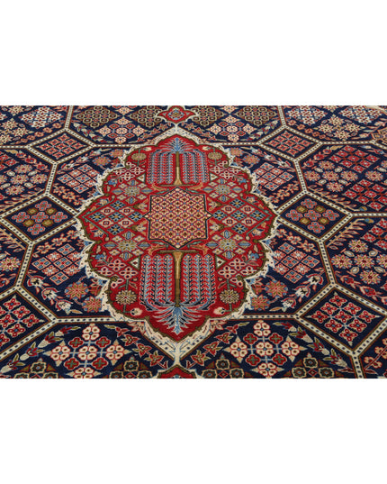 Tabriz 10' 6" X 14' 5" Hand Knotted Wool Rug 10' 6" X 14' 5" (320 X 440) / Blue / Wool
