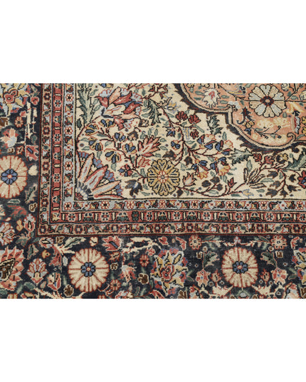Tabriz 8' 3" X 12' 11" Hand Knotted Wool Rug 8' 3" X 12' 11" (251 X 394) / Pink / Wool