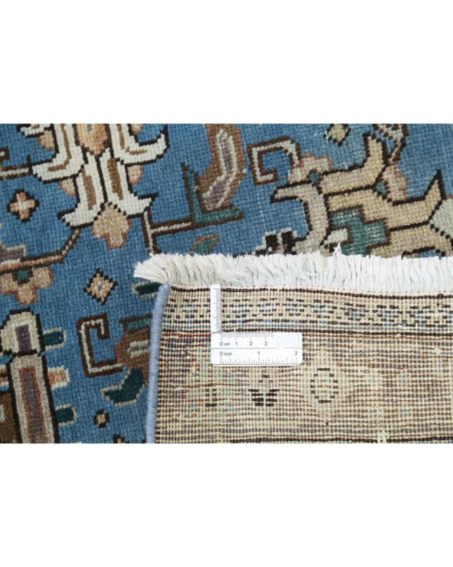 Tabriz 9' 8" X 12' 1" Hand Knotted Wool Rug 9' 8" X 12' 1" (295 X 368) / Blue / Wool