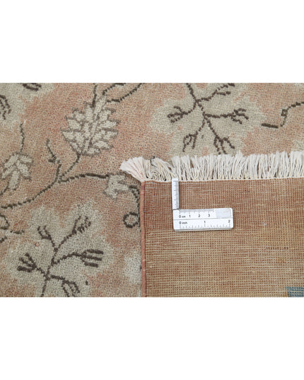 Tabriz 9' 9" X 12' 11" Hand Knotted Wool Rug 9' 9" X 12' 11" (297 X 394) / Pink / Wool