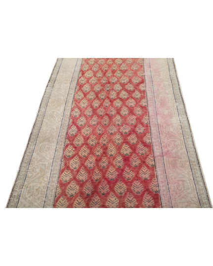 Tabriz 3' 2" X 13' 0" Hand Knotted Wool Rug 3' 2" X 13' 0" (97 X 396) / Red / Wool