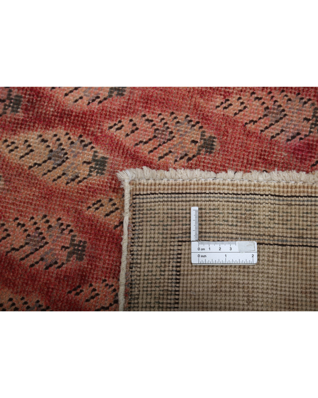 Tabriz 3' 2" X 13' 0" Hand Knotted Wool Rug 3' 2" X 13' 0" (97 X 396) / Red / Wool