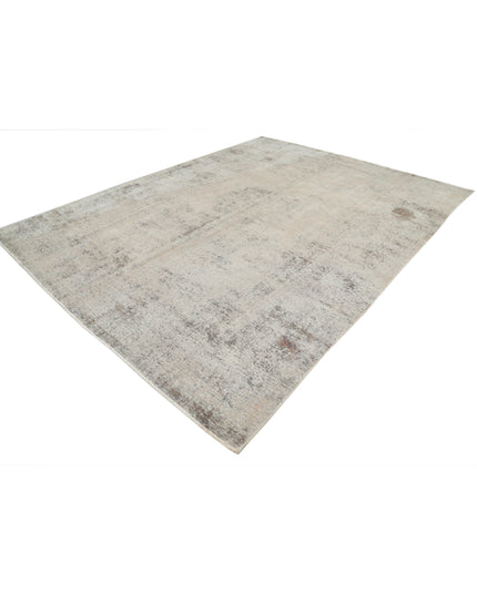 Tabriz 9' 1" X 12' 5" Hand Knotted Wool Rug 9' 1" X 12' 5" (277 X 379) / Tan / Wool