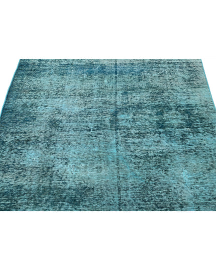 Tabriz 4' 0" X 9' 6" Hand Knotted Wool Rug 4' 0" X 9' 6" (122 X 290) / Teal / Wool