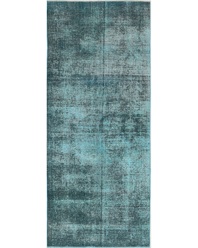 Tabriz 4' 0" X 9' 6" Hand Knotted Wool Rug 4' 0" X 9' 6" (122 X 290) / Teal / Wool