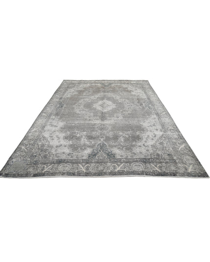 Tabriz 8' 5" X 12' 3" Hand Knotted Wool Rug 8' 5" X 12' 3" (257 X 373) / Grey / Wool