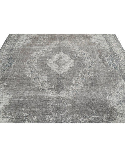 Tabriz 8' 5" X 12' 3" Hand Knotted Wool Rug 8' 5" X 12' 3" (257 X 373) / Grey / Wool