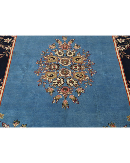 Tabriz 5' 0" X 7' 6" Hand Knotted Wool Rug 5' 0" X 7' 6" (152 X 229) / Blue / Wool