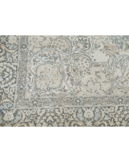 Tabriz 8' 2" X 11' 8" Hand Knotted Wool Rug 8' 2" X 11' 8" (249 X 356) / Ivory / Wool