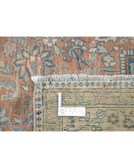 Tabriz 7' 10" X 11' 8" Hand Knotted Wool Rug 7' 10" X 11' 8" (239 X 356) / Rust / Wool