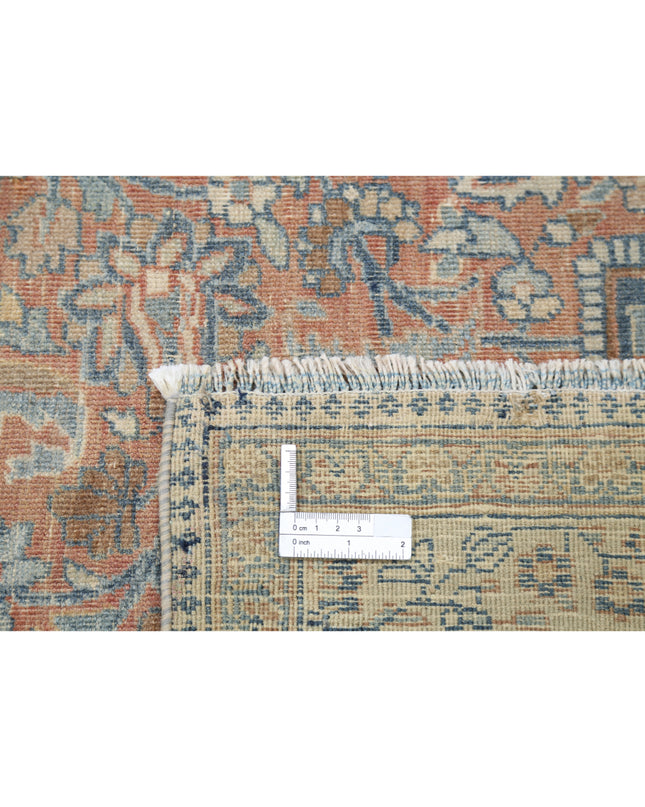 Tabriz 7' 10" X 11' 8" Hand Knotted Wool Rug 7' 10" X 11' 8" (239 X 356) / Rust / Wool