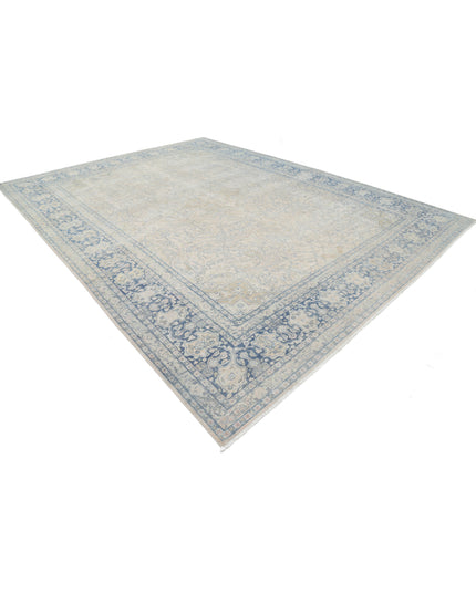 Tabriz 10' 9" X 14' 4" Hand Knotted Wool Rug 10' 9" X 14' 4" (328 X 437) / Beige / Wool