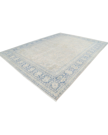 Tabriz 10' 9" X 14' 4" Hand Knotted Wool Rug 10' 9" X 14' 4" (328 X 437) / Beige / Wool