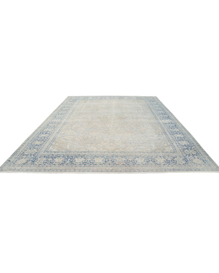 Tabriz 10' 9" X 14' 4" Hand Knotted Wool Rug 10' 9" X 14' 4" (328 X 437) / Beige / Wool
