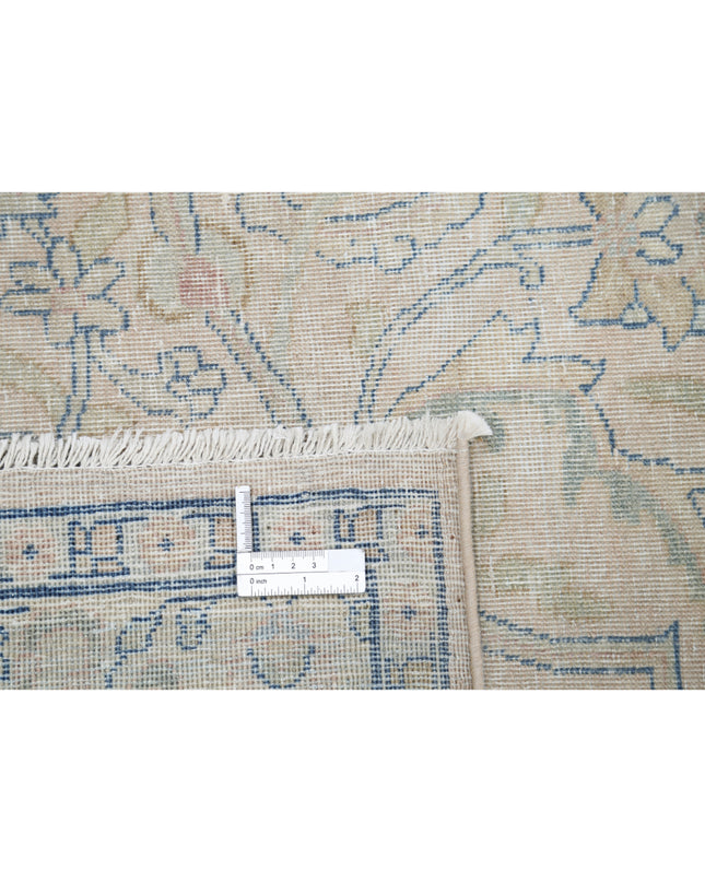 Tabriz 10' 9" X 14' 4" Hand Knotted Wool Rug 10' 9" X 14' 4" (328 X 437) / Beige / Wool