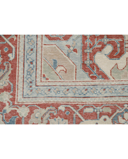Tabriz 8' 0" X 11' 11" Hand Knotted Wool Rug 8' 0" X 11' 11" (244 X 363) / Blue / Wool