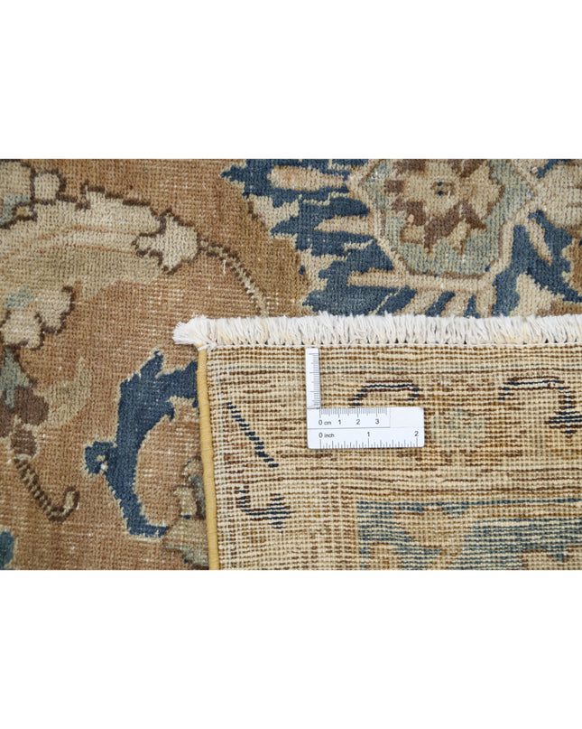 Tabriz 9' 4" X 11' 9" Hand Knotted Wool Rug 9' 4" X 11' 9" (284 X 358) / Tan / Wool