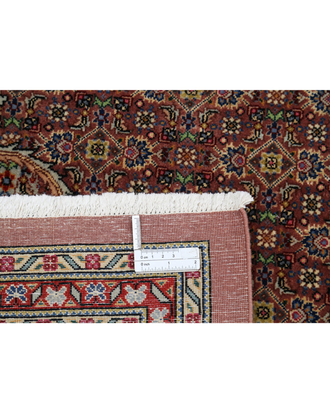 Tabriz 10' 1" X 12' 10" Hand Knotted Wool & Silk Rug 10' 1" X 12' 10" (307 X 391) / Lilac / Wool & Silk