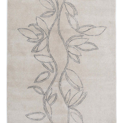 Texture 4' 7" X 6' 1" Hand Knotted Wool Rug 4' 7" X 6' 1" (140 X 185) / Beige / Wool