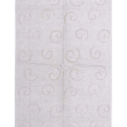 Texture 5' 0" X 7' 11" Hand Made Wool Rug 5' 0" X 7' 11" (152 X 241) / Lilac / Wool