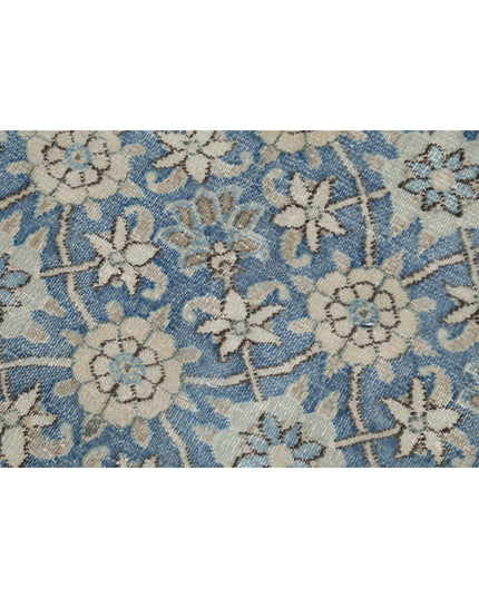 Varamin 3' 3" X 5' 0" Hand Knotted Wool Rug 3' 3" X 5' 0" (99 X 152) / Blue / Wool
