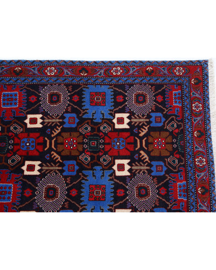 Varamin 3' 3" X 12' 8" Hand Knotted Wool Rug 3' 3" X 12' 8" (99 X 386) / Blue / Wool
