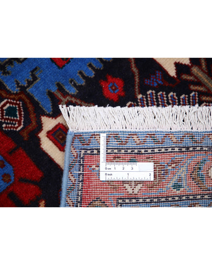 Varamin 3' 3" X 12' 8" Hand Knotted Wool Rug 3' 3" X 12' 8" (99 X 386) / Blue / Wool