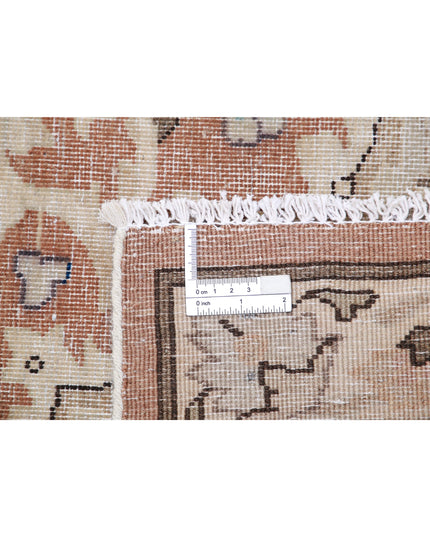 Vintage 9' 11" X 13' 3" Hand Knotted Wool Rug 9' 11" X 13' 3" (302 X 404) / Taupe / Wool