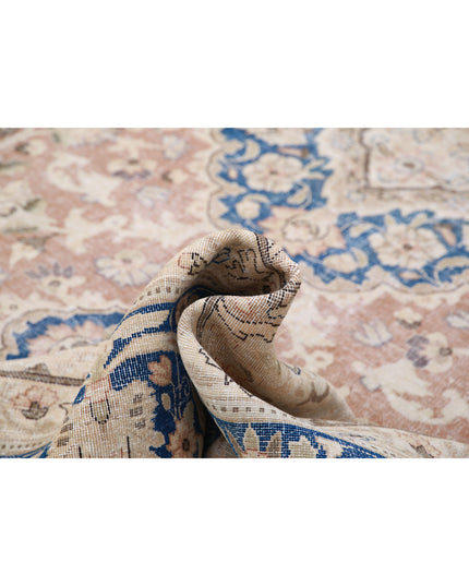 Vintage 9' 11" X 13' 3" Hand Knotted Wool Rug 9' 11" X 13' 3" (302 X 404) / Taupe / Wool