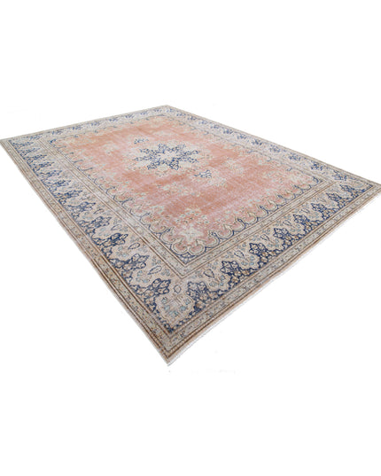 Vintage 9' 8" X 12' 11" Hand Knotted Wool Rug 9' 8" X 12' 11" (295 X 394) / Taupe / Wool
