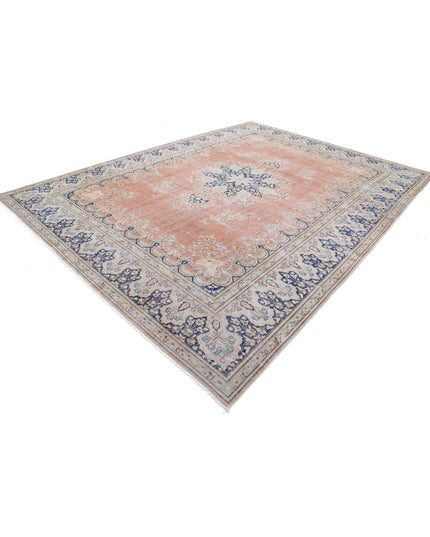 Vintage 9' 8" X 12' 11" Hand Knotted Wool Rug 9' 8" X 12' 11" (295 X 394) / Taupe / Wool