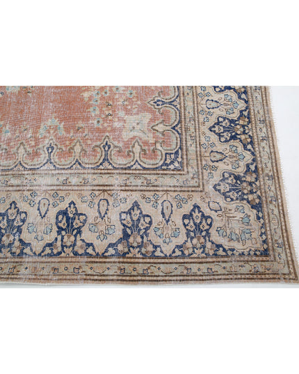 Vintage 9' 8" X 12' 11" Hand Knotted Wool Rug 9' 8" X 12' 11" (295 X 394) / Taupe / Wool