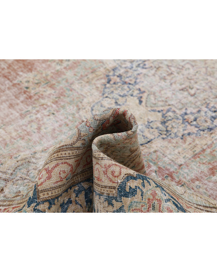 Vintage 9' 6" X 12' 9" Hand Knotted Wool Rug 9' 6" X 12' 9" (290 X 389) / Rust / Wool