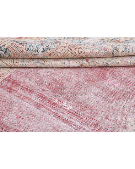 Vintage 9' 11" X 12' 7" Hand Knotted Wool Rug 9' 11" X 12' 7" (302 X 383) / Red / Wool