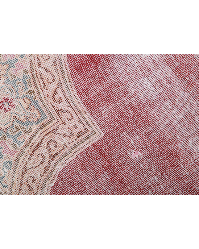 Vintage 9' 11" X 12' 7" Hand Knotted Wool Rug 9' 11" X 12' 7" (302 X 383) / Red / Wool