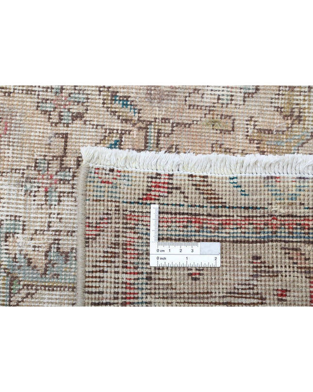 Vintage 9' 7" X 13' 1" Hand Knotted Wool Rug 9' 7" X 13' 1" (292 X 399) / Grey / Wool